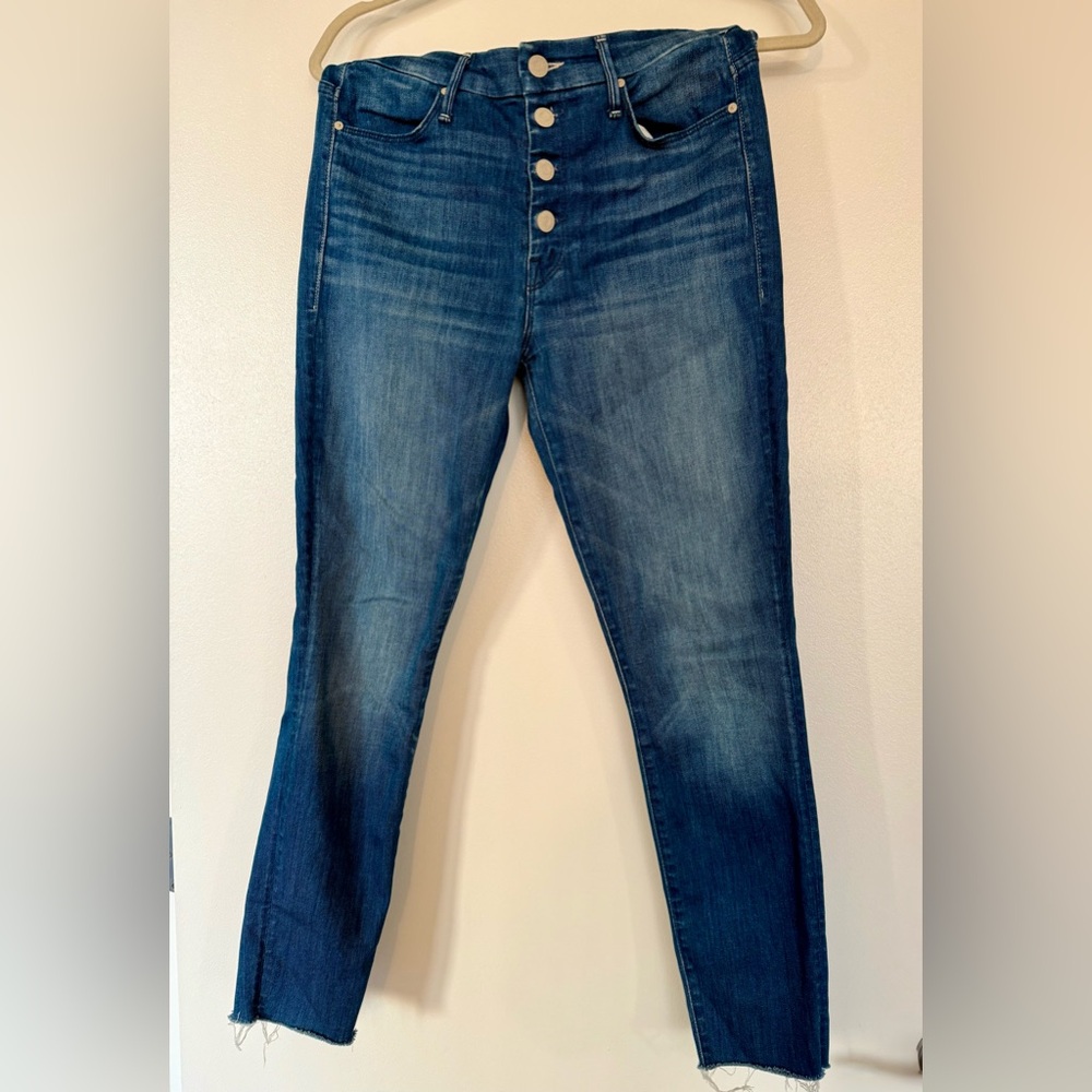 MOTHER The Pixie Ankle Frayed Jeans